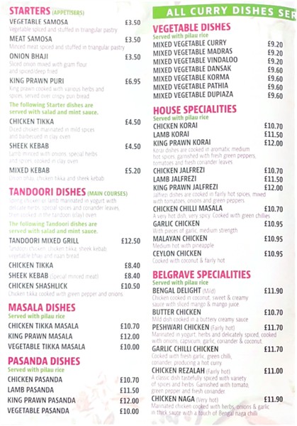 Belgrave Tandoori Torquay
