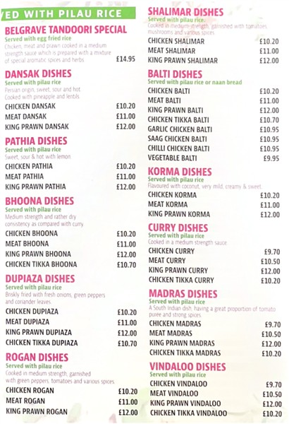 Belgrave Tandoori Torquay