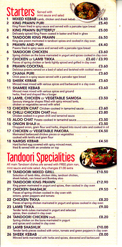 Tandoori Nights Paignton